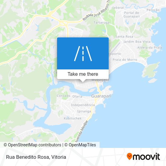 Rua Benedito Rosa map