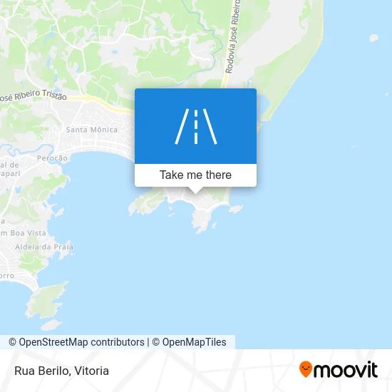 Rua Berilo map