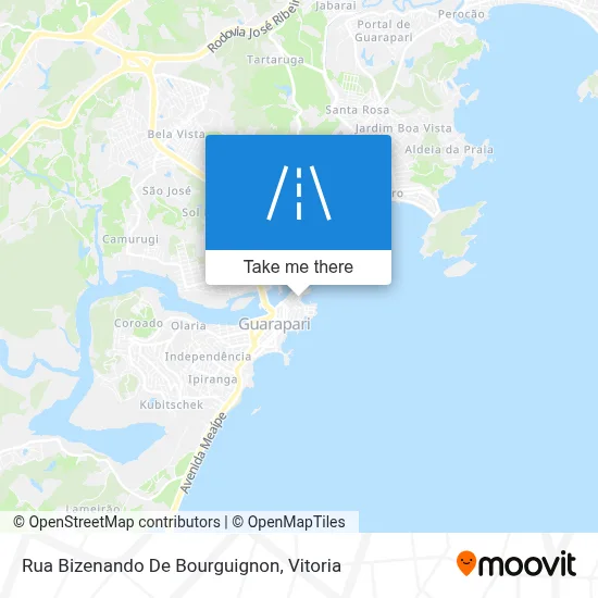 Rua Bizenando De Bourguignon map