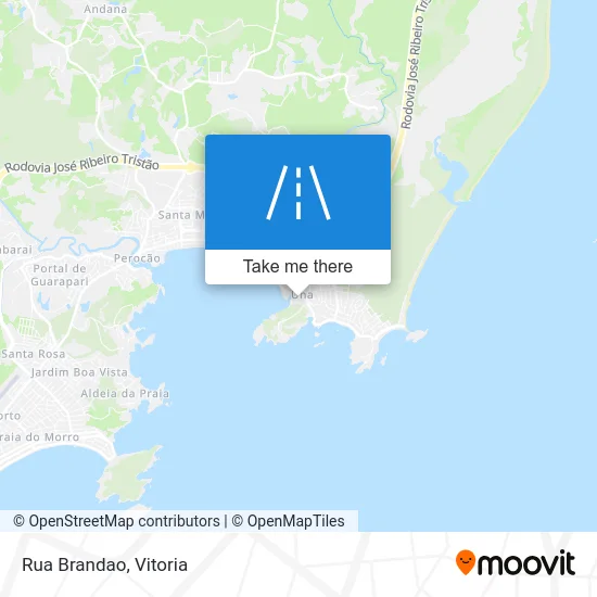 Rua Brandao map