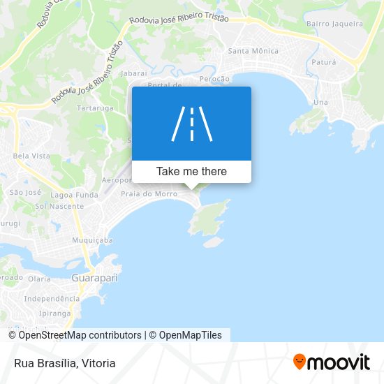Rua Brasília map