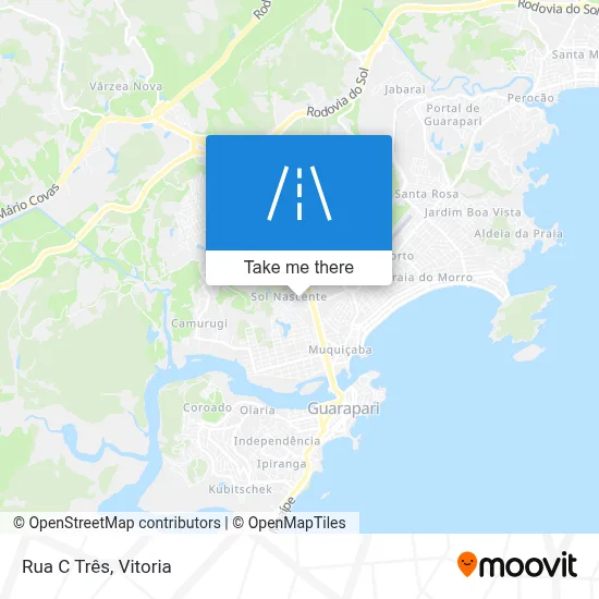 Rua C Três map