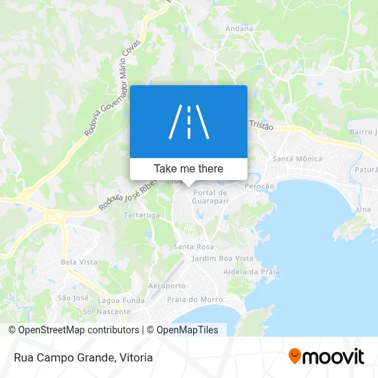 Rua Campo Grande map