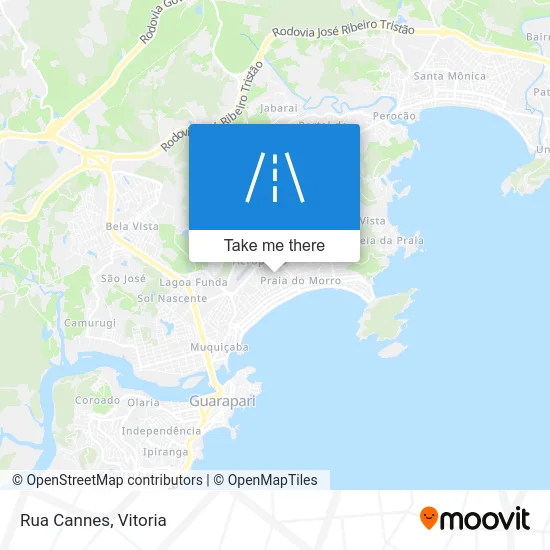 Rua Cannes map