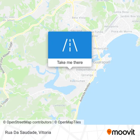 Rua Da Saudade map