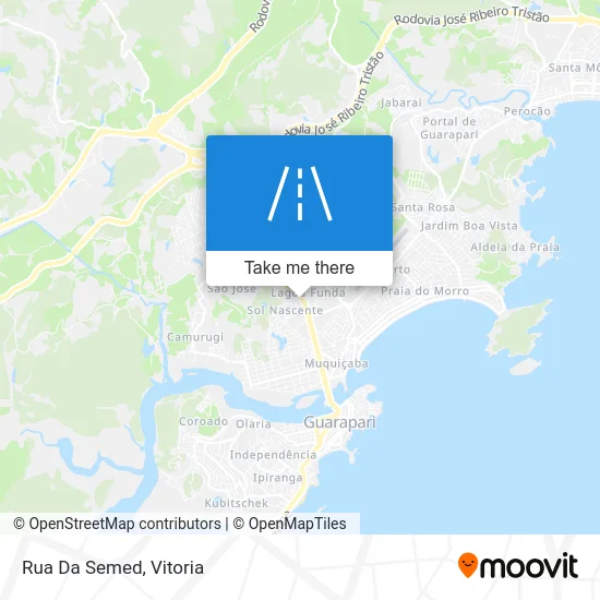Rua Da Semed map