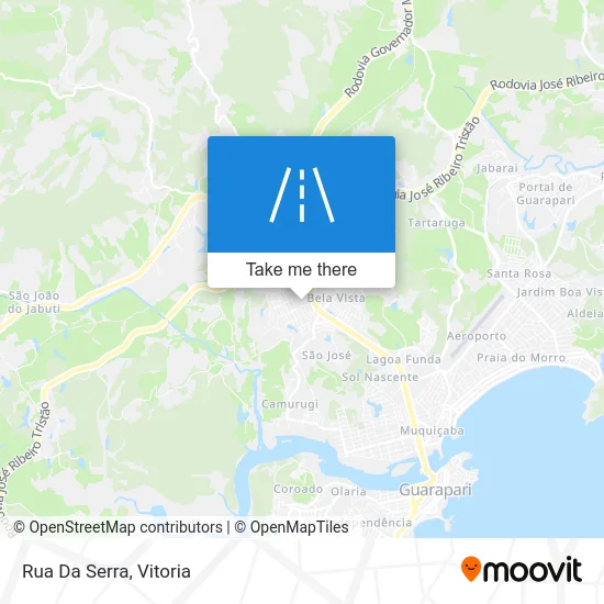 Rua Da Serra map