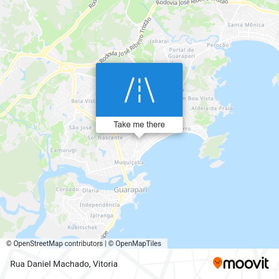 Rua Daniel Machado map