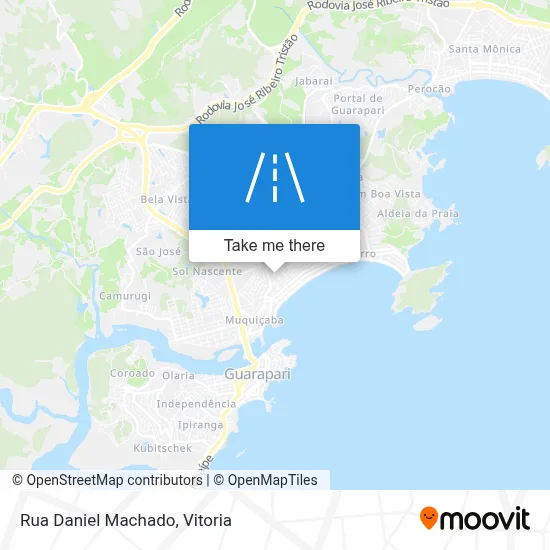 Rua Daniel Machado map