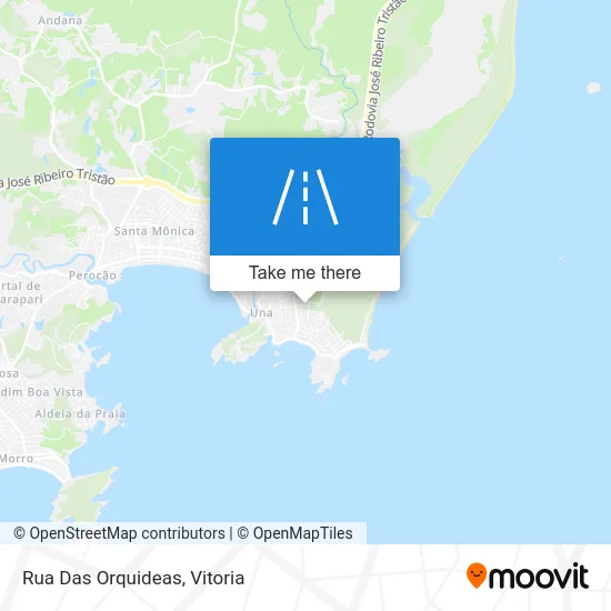 Rua Das Orquideas map