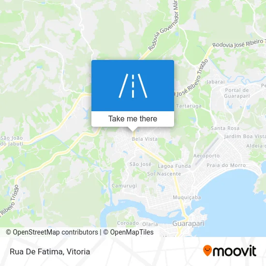 Rua De Fatima map