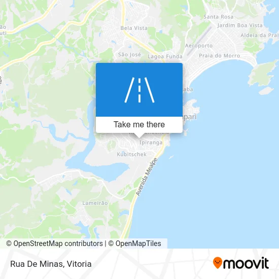 Rua De Minas map