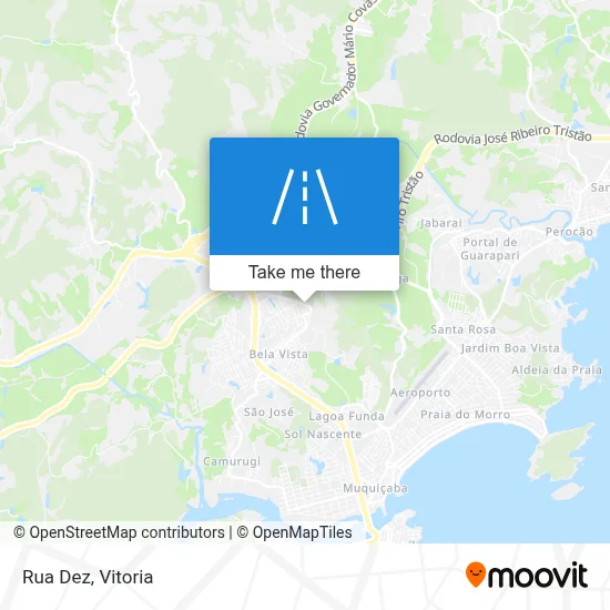 Rua Dez map
