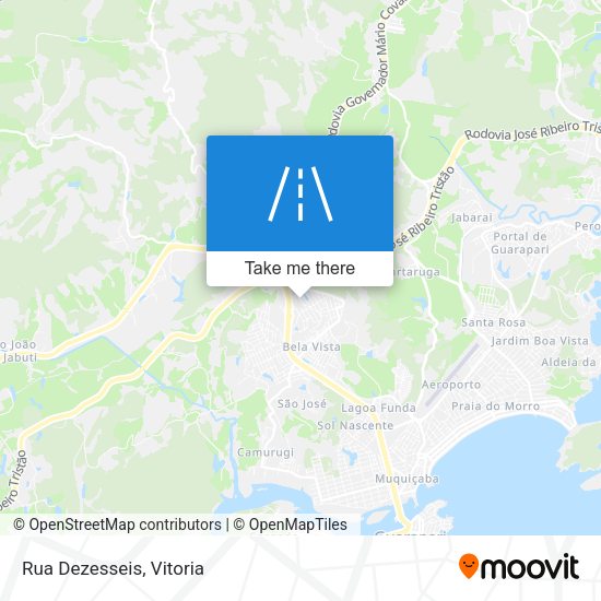 Rua Dezesseis map