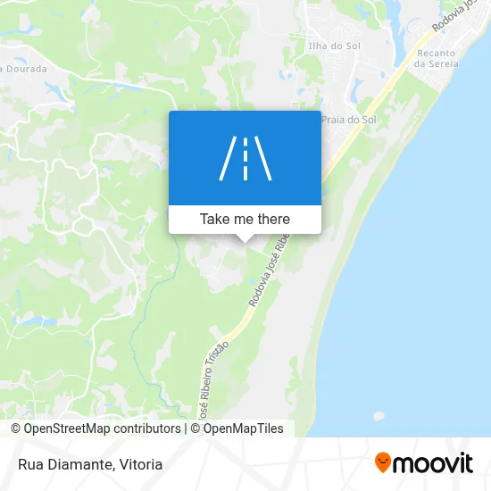 Rua Diamante map