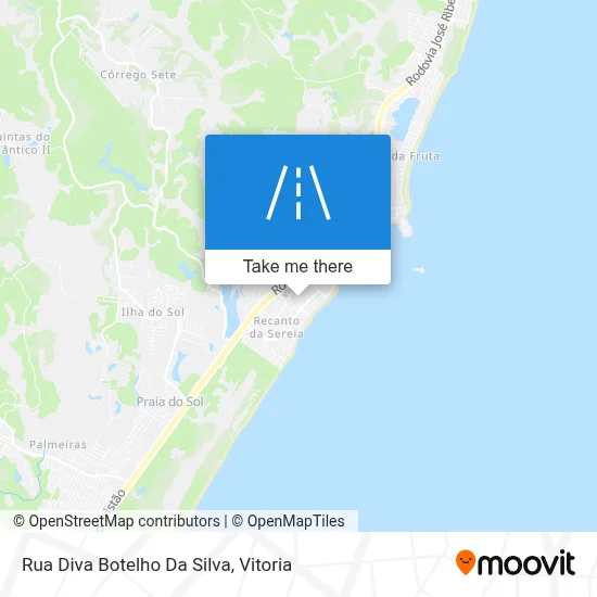 Rua Diva Botelho Da Silva map