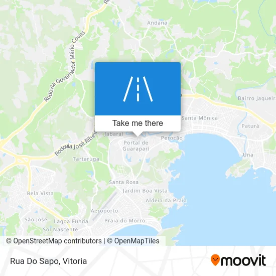 Rua Do Sapo map