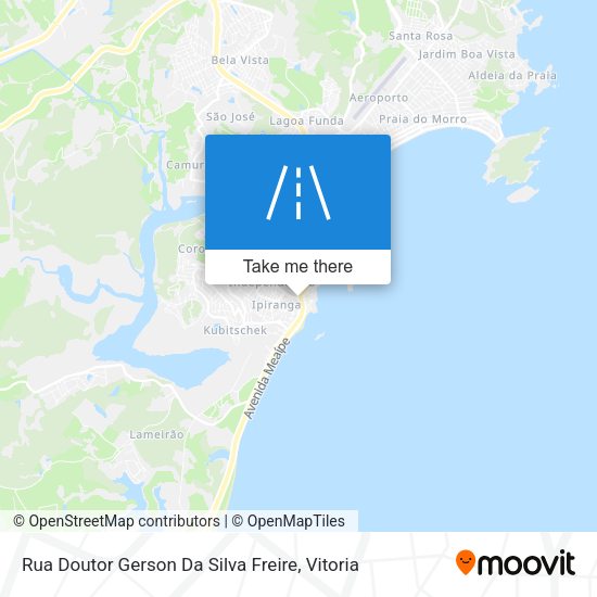 Rua Doutor Gerson Da Silva Freire map