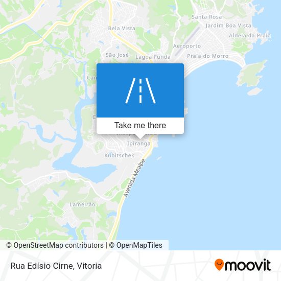 Rua Edísio Cirne map