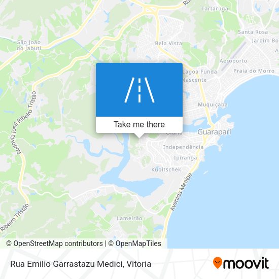 Rua Emilio Garrastazu Medici map