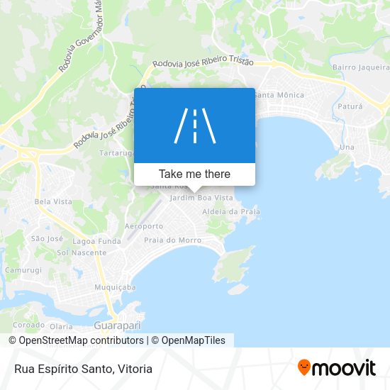 Rua Espírito Santo map