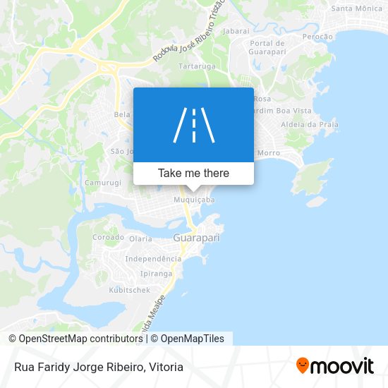 Rua Faridy Jorge Ribeiro map