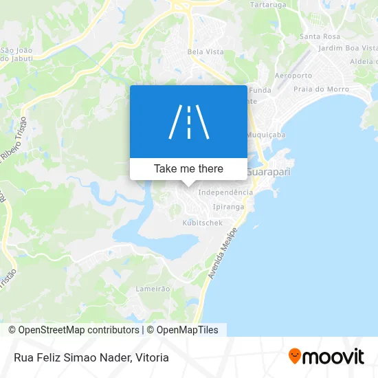 Rua Feliz Simao Nader map