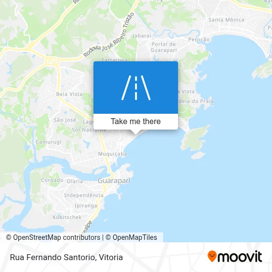 Rua Fernando Santorio map