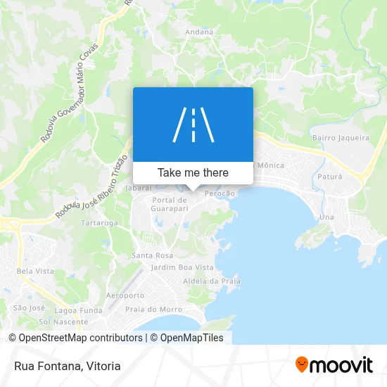 Rua Fontana map