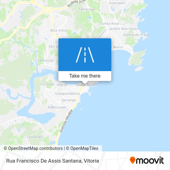 Rua Francisco De Assis Santana map