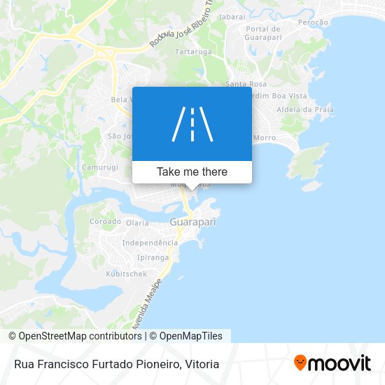 Rua Francisco Furtado Pioneiro map