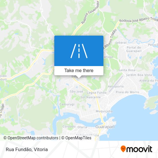 Rua Fundão map