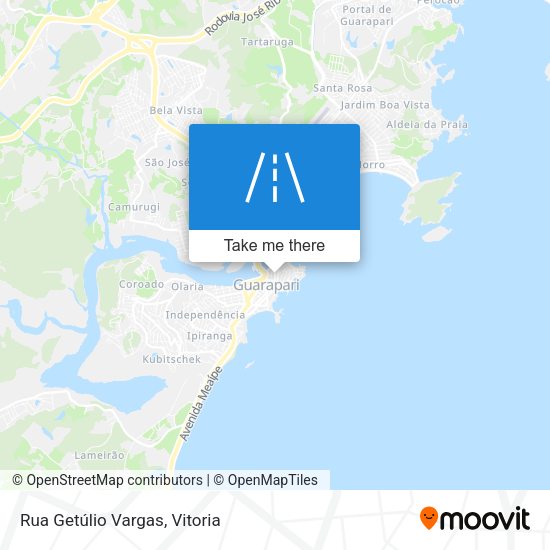 Rua Getúlio Vargas map