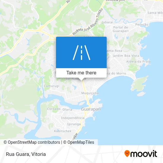 Rua Guara map