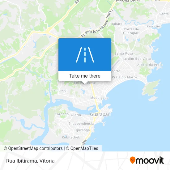 Rua Ibitirama map