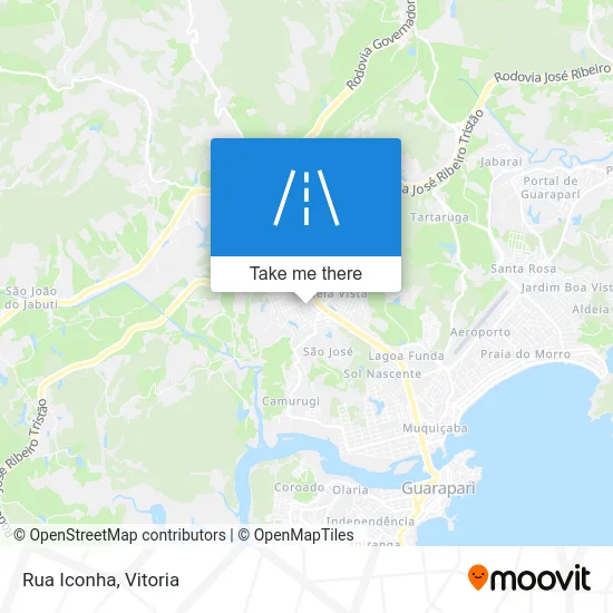 Rua Iconha map