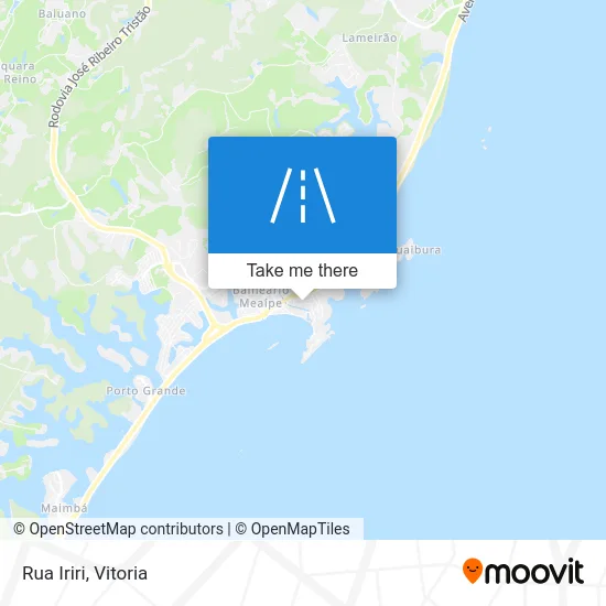 Rua Iriri map