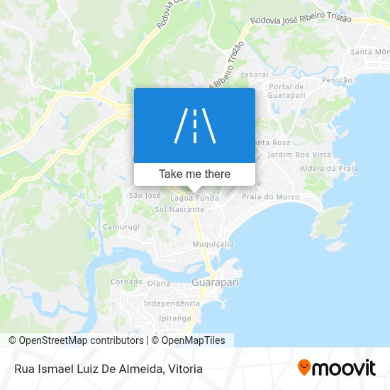 Rua Ismael Luiz De Almeida map