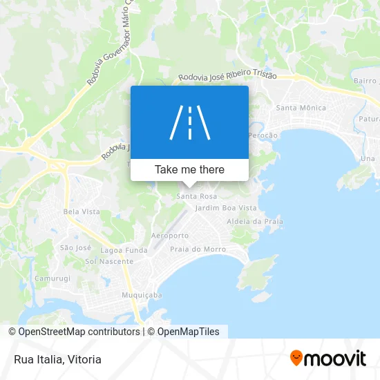 Rua Italia map
