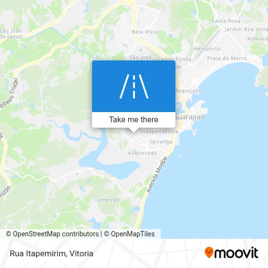 Rua Itapemirim map