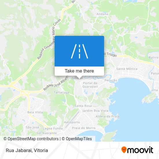 Rua Jabarai map