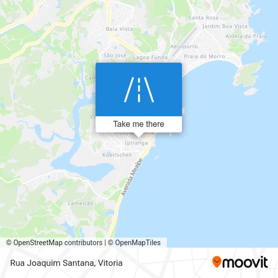 Rua Joaquim Santana map