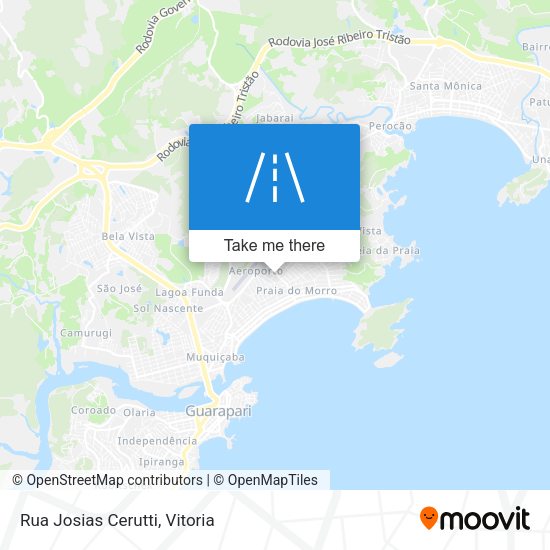 Rua Josias Cerutti map