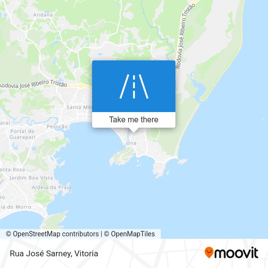 Rua José Sarney map
