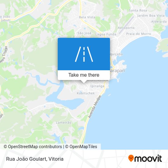Rua João Goulart map