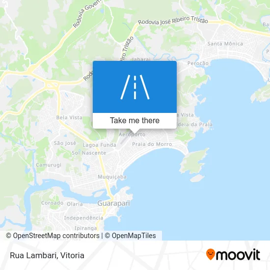 Rua Lambari map