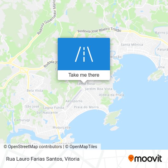 Rua Lauro Farias Santos map