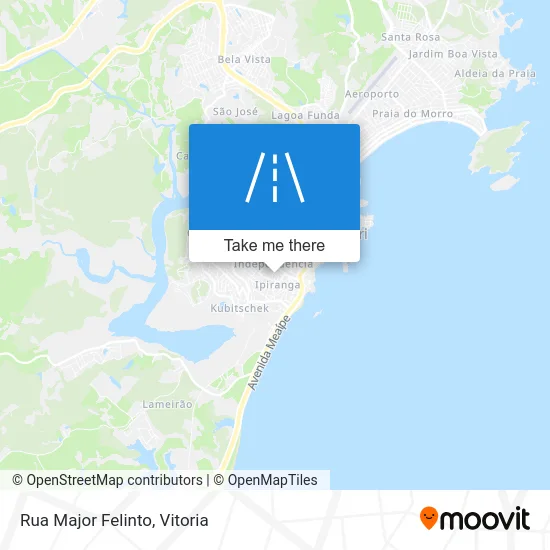 Rua Major Felinto map