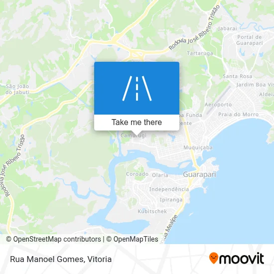 Rua Manoel Gomes map