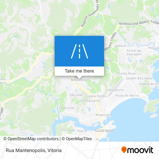 Rua Mantenopolis map